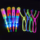 🚀 LED Slingshot Flying Toy | Night Glow Fun