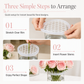 🌷 Silicone Flower Arranging Grid | Easy Vase Styling