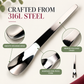 🥄 Long-Handle 316 Stainless Steel Dessert Spoon
