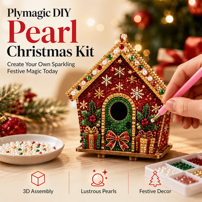 🎄 3D DIY Pearl Art Christmas Kit | Festive Craft