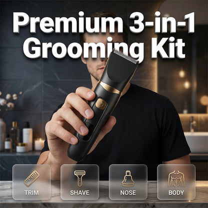 ✂️ 3-in-1 Electric Grooming Kit | USB Rechargeable