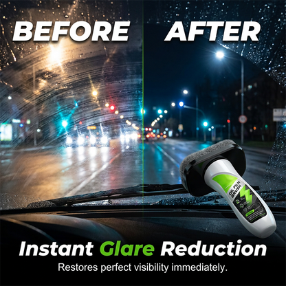 🚗 Car Glass Oil-Film Cleaner Brush | 100ml
