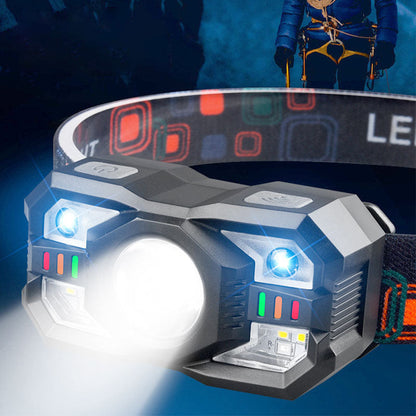💡 Sensor Rechargeable Headlamp | 5 Modes