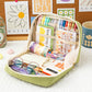 [Exquisite Gift] Large Capacity Compartment Zipper Pencil Pouch