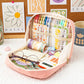 [Exquisite Gift] Large Capacity Compartment Zipper Pencil Pouch