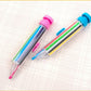 🖍️ 8-in-1 Multicolor Crayon | Compact Creative Pen