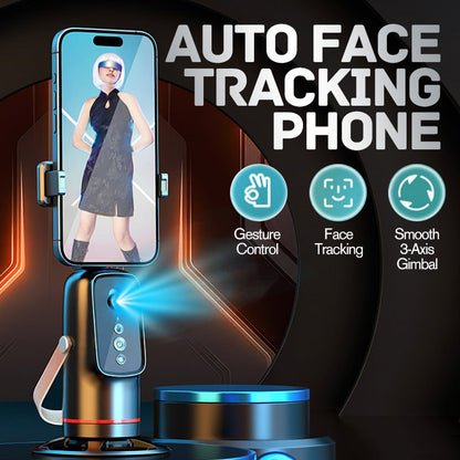 📱 Auto Face-Tracking Phone Holder | Gesture Control