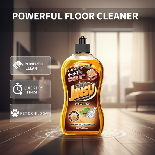 🧽 Cedar Floor Cleaner | 480ml Fast-Dry Formula