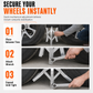 🚐 RV Wheel Stabilizer Set | Metal Tandem Chock