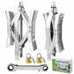🚐 RV Wheel Stabilizer Set | Metal Tandem Chock