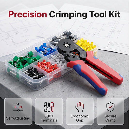 ⚡ Ferrule Crimp Tool Kit | 200–400PCS Options