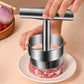 🍔 Round Burger Patty Press | Stainless Steel Mold