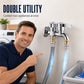 🚰 Dual-Outlet Laundry Faucet | Independent Controls