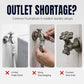 🚰 Dual-Outlet Laundry Faucet | Independent Controls