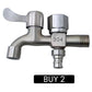 🚰 Dual-Outlet Laundry Faucet | Independent Controls