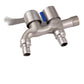 🚰 Dual-Outlet Laundry Faucet | Independent Controls