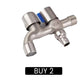 🚰 Dual-Outlet Laundry Faucet | Independent Controls