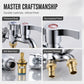 🚰 Dual-Outlet Laundry Faucet | Independent Controls