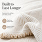 🛋️ Chenille Herringbone Sofa Throw | 4 Sizes