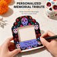💀 Day of the Dead Photo Frame | Wooden Decor