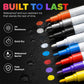 🎨 Quick-Dry Paint Marker Pens | 12 Colors