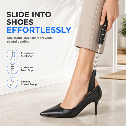👞 Telescopic Long Shoe Horn | 70cm Reach