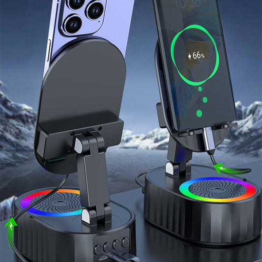 🔊 5-in-1 Bluetooth Speaker Stand | 300° Rotation