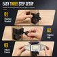 ☀️ Solar 3-Head Motion Sensor Light | IP65