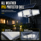 ☀️ Solar 3-Head Motion Sensor Light | IP65