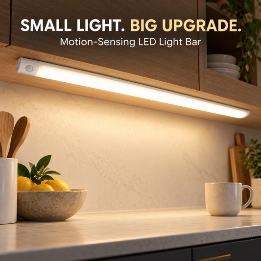 💡 Motion Sensor LED Light Bar | 3 Light Colors
