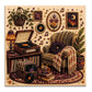 💎 Diamond Art Kit | Relaxing Room-Themed Craft