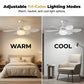 2-in-1 Cooling LED Ceiling Fan