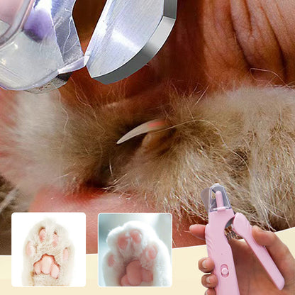 🐾 2-in-1 LED Pet Nail Clipper & Grinder