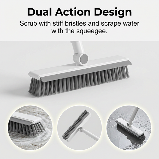🧽 2-in-1 Grout Scrubber & Squeegee | 106cm