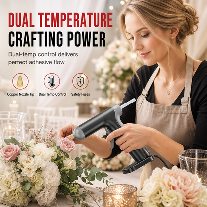 🔫 Cordless Hot Melt Glue Gun Set | 10 Sticks