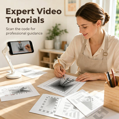 🎨 Kids 3D Tracing Activity Book | 4 Themes