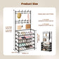 👟 3-in-1 Shoe & Coat Rack | 4/5 Tiers