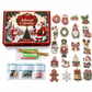 🎄 24-Day Christmas Ornament DIY Kit | 2 Themes