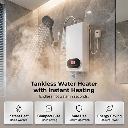 🔥 Instant Electric Water Heater | 3500W