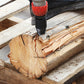 Detachable Firewood Splitting Drill Bit with Multiple Shank Types