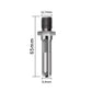 Detachable Firewood Splitting Drill Bit with Multiple Shank Types