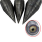 Detachable Firewood Splitting Drill Bit with Multiple Shank Types