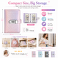 Glitter Lockable Budget Binder for Cash Savings