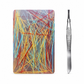 Rectangular Skin Picking Fidget Toy with Tweezers
