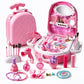 Girls Vanity Toy Set with Dolls and Beauty Accessories