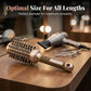 💇 Volumizing Round Hair Brush | Vented Blow-Dry Styling Barrel