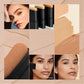 ✨ 2-in-1 Foundation Stick with Brush | 5 Shades, Creamy Quick Touch-Ups