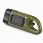 Portable Hand Crank and Solar Powered Flashlight