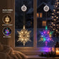 🔥LAST DAY 50% OFF🎄DIY Christmas Suction Lights❄️Multiple Shapes Available💡No Drill & No Residue🪟Reusable Holiday Window Ornament🪟Window Festive Home Party Decor