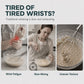 Semi-Automatic Stainless Steel Egg Whisk